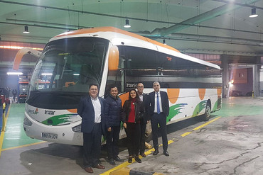 Delegación colombiana estudia la red de transporte de Euskadi