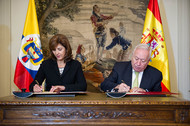 Firma del acta de la Comisión Mixta por la que se aprobó el Marco de Asociación País (MAP) de la Cooperación Española en Colombia